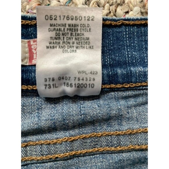 Levi's Perfectly Slimming 512 Jeans Size 14S - Picture 8 of 12